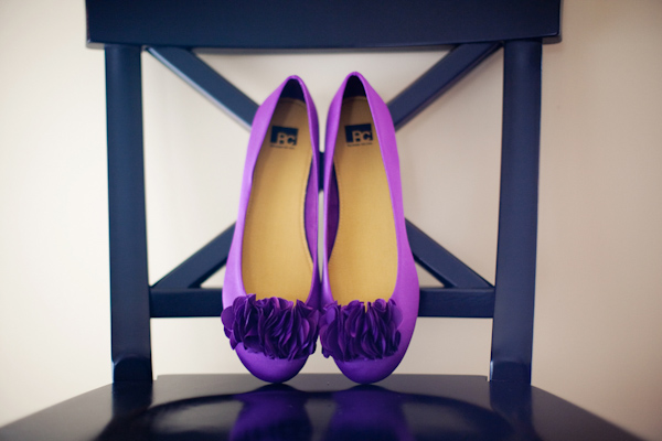 Purple flats for discount wedding